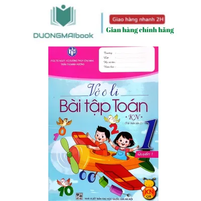 Sách - Vở ô li Bài tập toán lớp 1 Kết nối - bán kèm kê tay