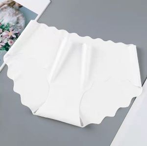 MALDITA X 3PCS/Set Ice Silk Seamless Panties For Women Mid Waist Panties Soft Underwear Cotton Crotch Briefs Breathable Girls Lingerie