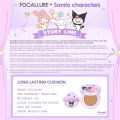 FOCALLURE X Sanrio Matte Cushion Poreless lightweight  #CakeInJoy. 