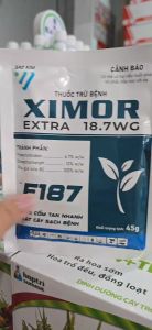 thuốc trừ bệnh XIMOR Extra 18.7wg gói 45gr 2 hoạt chất đặc trị: thán thư mốc sương phấn trắng bệnh sẹo khô vằn đốm lá