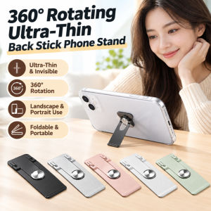 Rotating Phone Holder Stand Ultra Thin Back Sticker Adhesive Mobile Phone Holder Portable Cell Phone Stand Desk Accessories