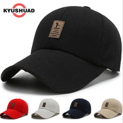 KYUSHUAD Men's baseball cap Korean version warm duck cap shade sun sunscreen sun hat canvas outdoor hat