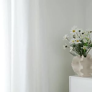 【wuxih】Pasu seramik hiasan rumah bentuk bunga putih Pampas vas a malis untuk hiasan rumah ladang moden ruang tamu dapur man bilik tidur meja makan pejabat