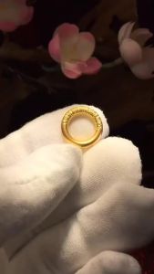 New product   High-quality gold-plated auspicious cloud Ruyi gold hoop woven pendant ancient-style gold-plated copper jewelry imitation gold safety buckle live broadcast