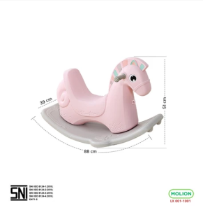 001-M1004 MOLION SNI Mainan Anak Kuda Rocking Panda Mainan Edukasi Anak Mainan Jungkat Jungkit 1004