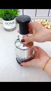 Stainless Steel Vegetable Chopper Kitchen ToolsGarlic Mincer Garlic Crusher for Garlic Ginger Herbs Nuts2026