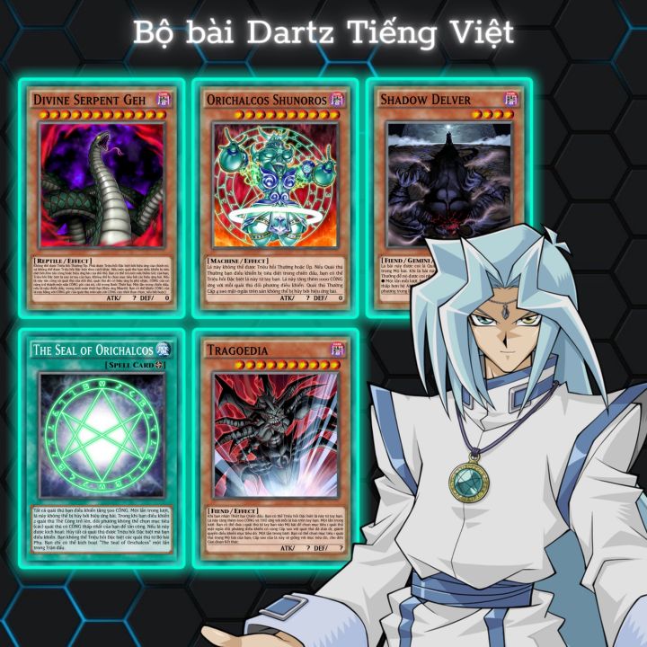 Bài Yugioh TIẾNG VIỆT - Bộ bài Dartz 54 lá | Lazada.vn