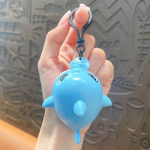 Gantungan Kunci Hiu Tarik Lucu Gantungan Kunci Serbaguna Keychain