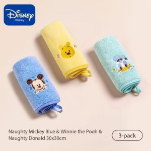 30*30CM Childrens Towels Cant Absorb Water And Lose Hair Than Pure Cotton Soft And Quick-drying Cute Little Face Towels Hang Square Towels
