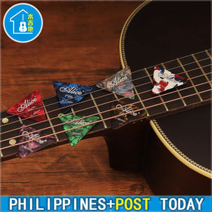 Alice 5/10Pcs Triangle Shape Celluloid Guitar Picks Acoustic Electric Guitar Plectrums Color Mixed