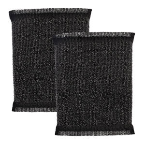 【On Sale】2Pcs ฟองน้ำล้างจานทำความสะอาดสองด้านขจัดสิ่งปนเปื้อนฟองน้ำหนาแน่นสูงสำหรับเช็ด