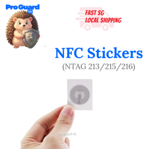 [SG] 1/5/10pcs NFC Stickers Food Restaurant Menu Website Digital Name Card NTAG 213 215 216 Label Spotify Instagram Facebook Tiktok Youtube Scan Link QR Code