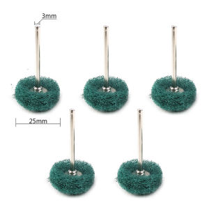 Mini Drill Abrasive Brush Nylon Buffing Polishing Wheel Nylon Abrasive Brush ferramentas abrasivas Sanding Head Polishing Wheel for Dremel Accessories Tools