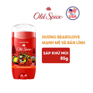 Sáp khử mùi Old Spice Bearglove 85g có hương táo tươi sống động với các nốt hương nam tính của cam