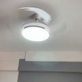 Quạt Trần Đèn LED, Cánh quạt ẩn, ĐỘNG CƠ LÕI ĐỒNG 6 Cấp Độ Gió 3 Chế Độ Đèn, Điều Khiển Từ Xa. 