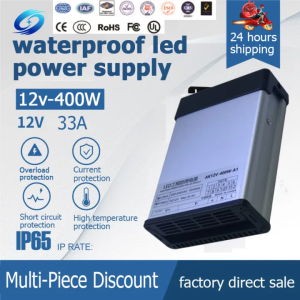 50 years of use is not bad 12v400w 33ASwitching power supplyStabilized DC Short circuit protection Rainproof adjustable psu dc psu centralized units  true rated  converter cameras adaptor cpu supplypsu cctv Lightning protection led Overload