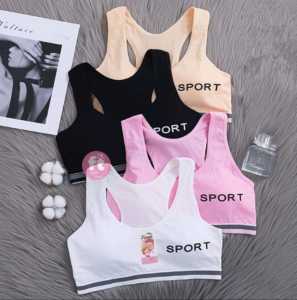 miniset anak perempuan SD-SMP dengan tambahan busa bisa di lepas | isi 3 pics dan 1 pics