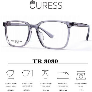 Gọng kính 8080 nhựa cao cấp siêu bền thời trang cá tính nam nữ OURESS