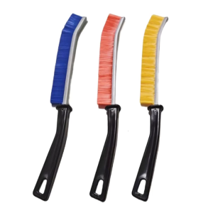 3Pcs Crevice Cleaning Brush Multifunctional Thin Brushes with Long Handle Ergonomic Quick Drying for Car Window Bathroom