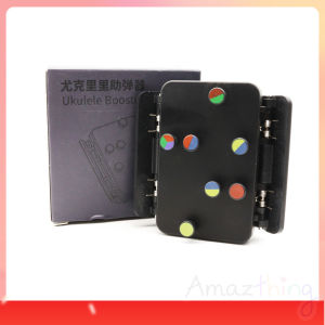 Amazthing Black Ukulele Learning Assistant with User Manual | Practice Left Hand Aid for Beginners