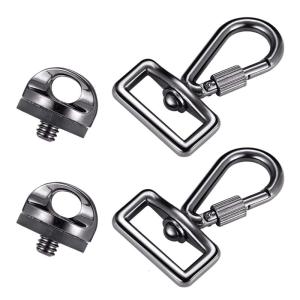 1/4" Screw Connecting Adapter Quick Release Trigger Hook Ring Carabiner Screw Lock DSLR Camera Strap Buckle Hook