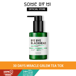 [SOME BY MI] Bye Bye Blackhead 30 Days Miracle Green Tea Tox Bubble Cleanser 120g