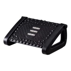 6 Height Position Footrest Breathable Seam Footrest Ergonomic Foot Rest With Roller Massager