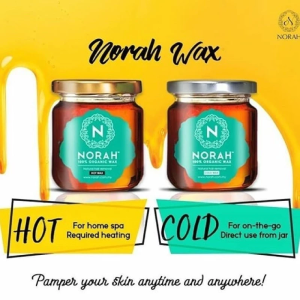 NORAH Wax Organic Hair Removal | Hot / Cold Wax | Brazilian Wax for Miss V Face & Body | Natural Honey Lemon Tea Tree