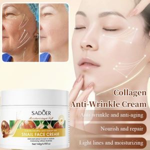 Snail Anti-Aging Essence Cream Whitens Skin Anti-Wrinkle Fades Dark Spots Deep Hydration And Moisturizing Shrink Pores Tighten And Revitalize Nourish Skin Care Repair Damaged Skin Remove Melanin Remove Acne Soften Skin Facial Skin Care