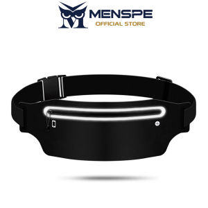 MENSPE Fashion Waist Bag Outdoor Sports Waist Pack Bag Ultrathin Pouches Mens Waist Belts Bag Chest Bag Adjustable Running Pouch Waterproof Crossbody Bag Money Phone Waist Fanny Pack Jogging Belt Fanny Pack With Reflective Strip for Workouts Sports Outdo