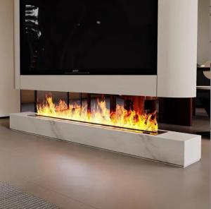 Đèn Led 3D Lò Sưởi Phun Sương Phong Cách Châu Âu Decor Phòng Khách Quà Tặng Tân Gia