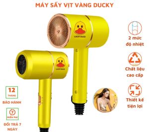Máy sấy tóc mini 2 chiều công suất 1200W hiệu con vịt vàng - Máy Sấy Tóc Mini - Máy Sấy Tạo Kiểu Công Suất Lớn thiết kế nhỏ gọn thuận tiện để mang theo khi đi du lịch.