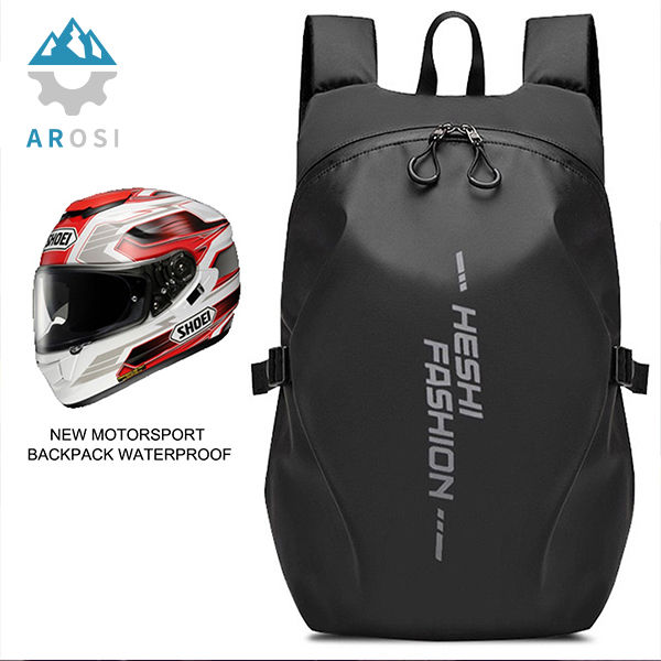 Borsa Per Casco Motociclismo Peicees - Impermeabile, Leggera, Zaino Ripiegabile Per Uomo - Foto 4
