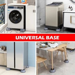 DM 8Pcs Universal Anti Vibration Feet Pads Washing Machine Rubber Mat Pad Dryer Refrigerator Base Fixed Non-Slip Pad washing machine mobile bracket