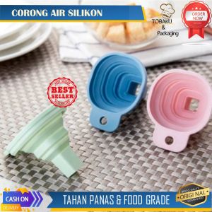 (2 Pcs) CORONG LIPAT SILIKON Serbaguna Multifungsi - Silicone Food Grade - TERMURAH