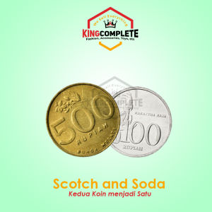 Alat Sulap Koin Scotch and Soda Sulap Koin Menjadi Satu
