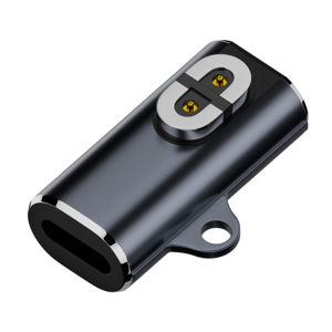 USB C/For iOS To Magnetic Adapter Charger Cable Magnetic Converter For SHOKZ OpenRun Air/Pro/Mini 90 Degree Bending Bone Conduction Headphones Charger Adapter Compatible with AfterShokz Aeropex AS800 S803