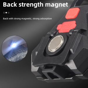 AE Outdoor Multifunctional USBkeychain light for home use and portability COB Work light magnetic car repair light camping light