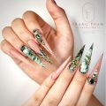 Móng nối form nhọn dài-ngắn (hộp 500móng) chuẩn form móng dẻo.. 