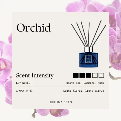 [KIRONA SCENT] Jewel Changi Inspired Reed Diffuser | Luxe Black 110ml | Hotel & Mall Scents