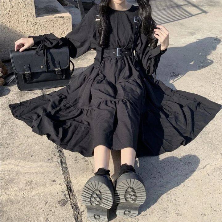 [UMXRS] Gothic Style Dress Women Harajuku Gothic Goth Kawaii Lolita ...