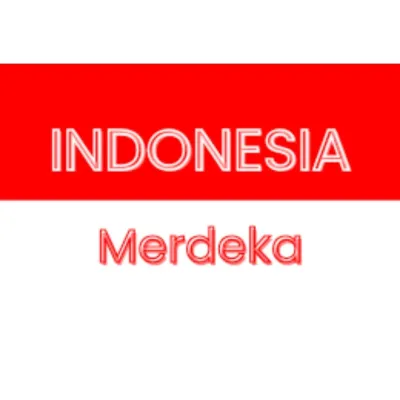Stiker Bendera Pipi 100pcs / Tempelan Bendera Merah Putih Stiker / Tempelan Bendera Pipi R1115