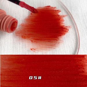 6 Colors Red Lip Mud Velvet Matte Matte Matte Finish Not Easy To Fade Lip Glaze Mouth Liquid Lip Tint Waterproof Lipstick (M2C)