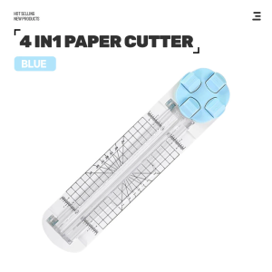 Creative 4 in 1 Paper Trimmer Paper for Scrapbook Supplies Tool Compact Design for DIY Crafting