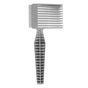 Barber Comb Set Positioning Curved Comb Gradient Hairstyle Comb Barber Hair Cutting Comb Flat Top Clipper Comb Heat Resistant Hair Styling Tool for Men
