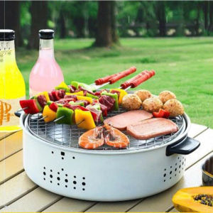 Bếp  Nướng Than Hoa Không Khói Cao Cấp Có Tay Cầm Cách Nhiệt - Tiện Dụng Siêu Bền