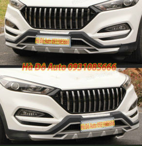 Mặt Ca Lăng Độ Tucson 2016 2017 2018 Lên Đời Thành 2020 Mẫu Thanh Dọc Có Viền Mạ