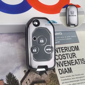 car folding key case for Honda jazz civic city accord crv brio keychain honda key cover