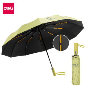 Deli ร่มกันยูวี ร่มกันแดด ร่มกันฝน ร่มพับได้ ป้องกันแสงแดดและกันฝนได้ดี น้ำหนักเบา พับเก็บได้ พกพาง่าย Umbrella
