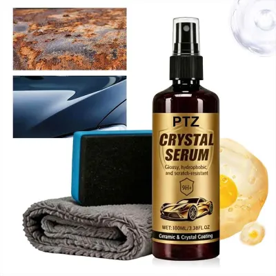 100ML PTZ Crystal Serum Advanced 9H Graphene Ceramic Coating for Auto Car 1PC